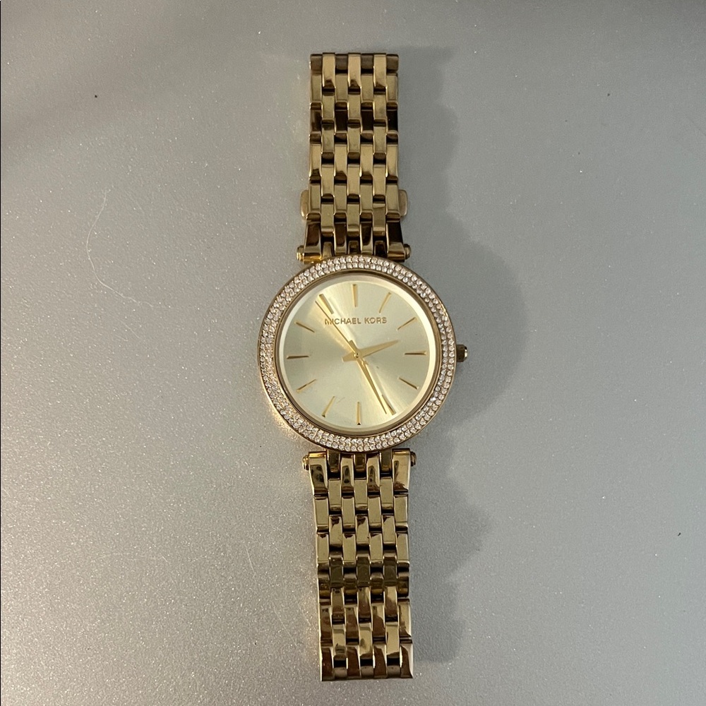 Michael Kors Gold-Tone Women's Watch with Crystal Accents
